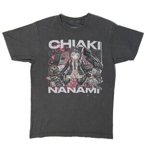 Danganronpa 2: Goodbye Despair Chiaki Nanami Anime Gray T-Shirt - Small